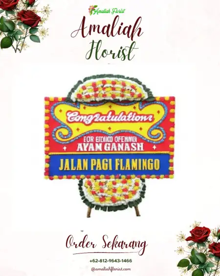 Sewa Papan Bunga Curug Goong